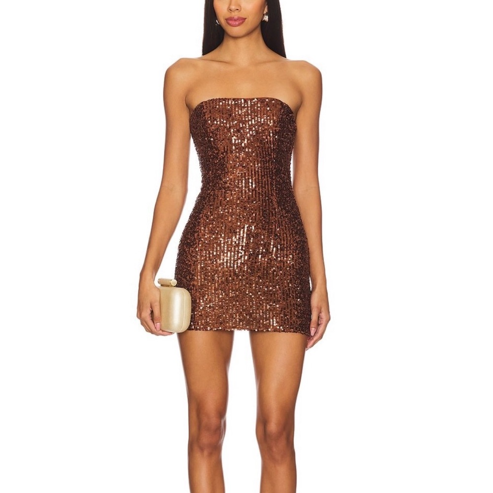 NBD Strapless Mini Dress